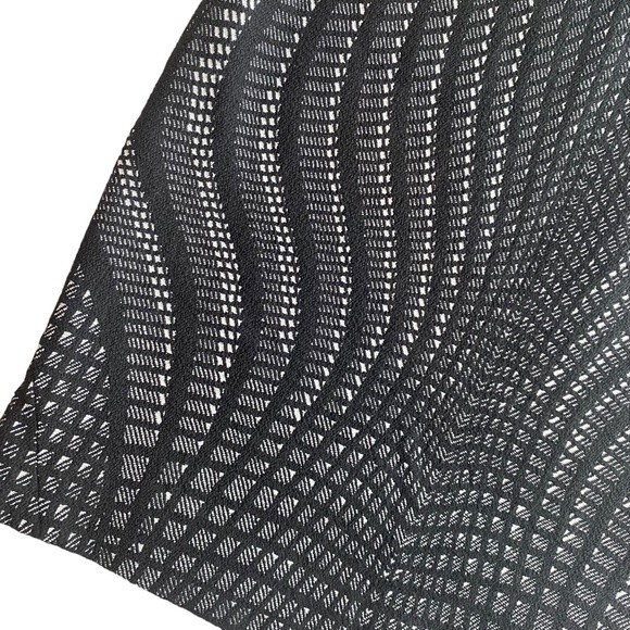 Diane‎ von Furstenberg black and white abstract print mae pencil skirt size 2 - Picture 6 of 11